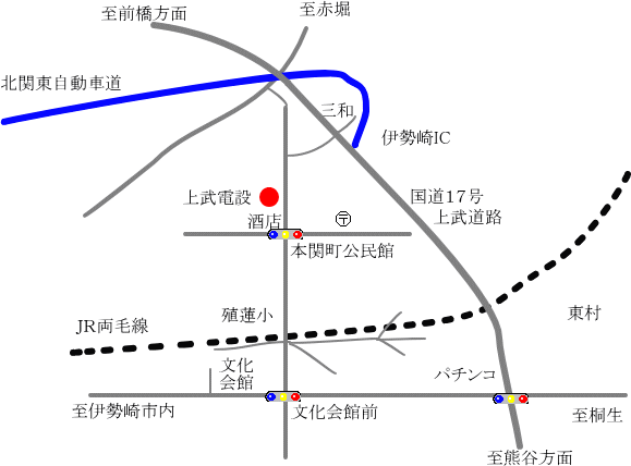 地図　上武電設